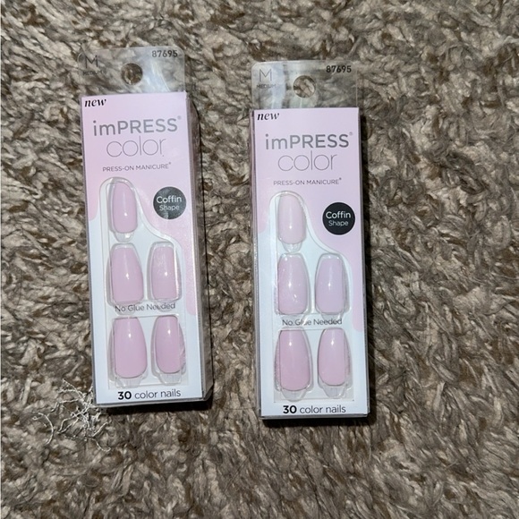 Kiss Impress press on nails with tabs! New - Picture 3 of 3